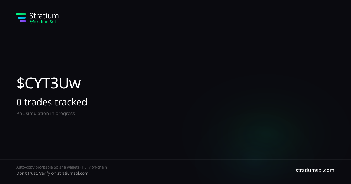 DUCKCOIN copy trading performance on Stratium — 81 trades, 100% win rate, +555187.97 SOL PnL