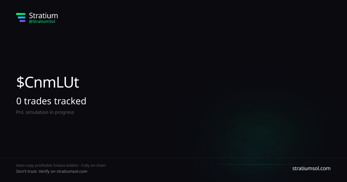 NRX copy trading performance on Stratium — 4 trades, 0% win rate, -0.02 SOL PnL