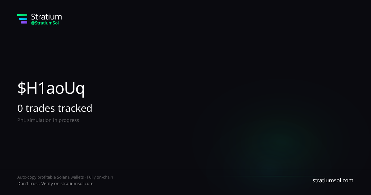 YAPPER copy trading performance on Stratium — 2 trades, 0% win rate, -0.06 SOL PnL