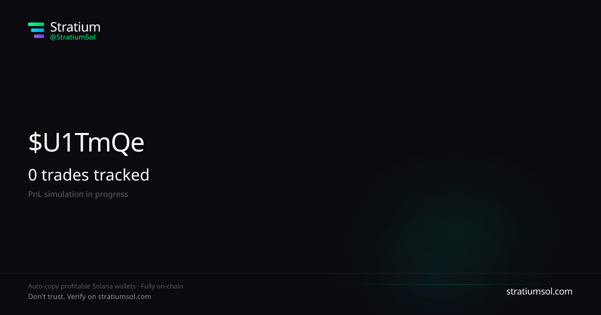 Verde copy trading performance on Stratium — 29 trades, 100% win rate, +25828014.02 SOL PnL