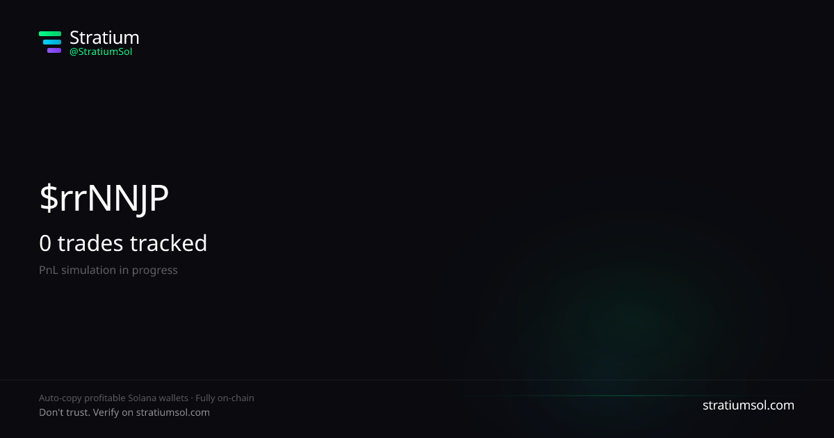 Shrimp copy trading performance on Stratium — 309 trades, 100% win rate, +10150431.16 SOL PnL